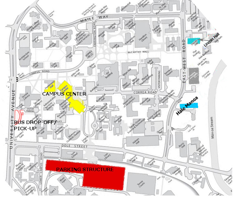 University Of Hawaii Campus Map Maps For You